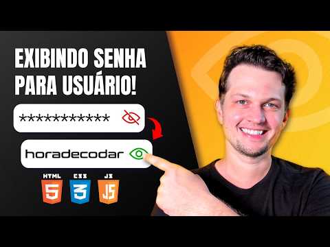 Mostrar ou ocultar a senha com JavaScript - Olho de mostrar senha com JS