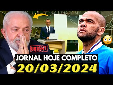 Jornal Hoje Quarta Feira 20/03/2024 Completo