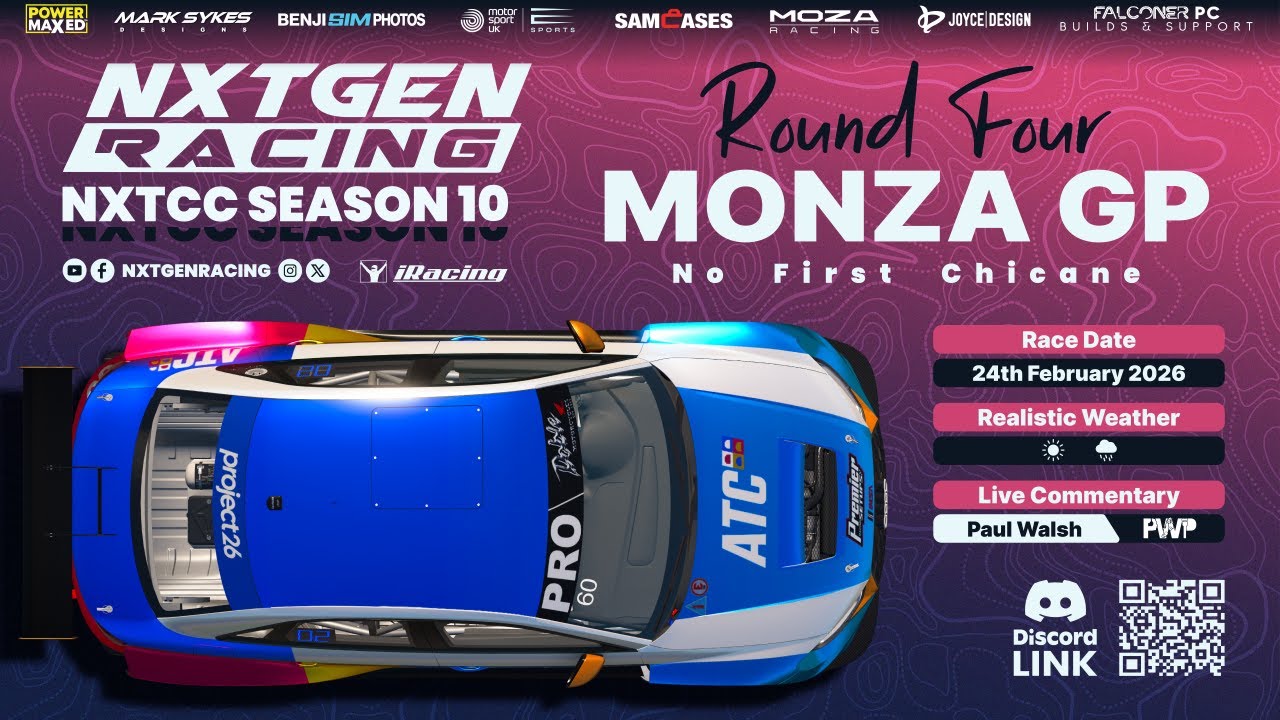 NXTGEN Racing Touring Car Championship (NXTCC) | S10 | Rd4 | Monza ...