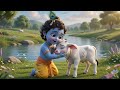 🐄💙 Krishna Helps a Lost Calf Find Its Mother | Baby Krishna Story | Ved Katha