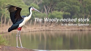 Discover Asian Woolly-Necked Stork | Rare Footage!