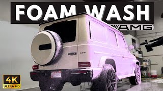 Mercedes Benz G63 AMG Foam Wash  Luxury Car Cleaning [ASMR]