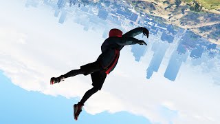 GTA 5 Random And Funny Fails #60 (Spiderman Miles Morales K.O Fails With Moon Gravity)