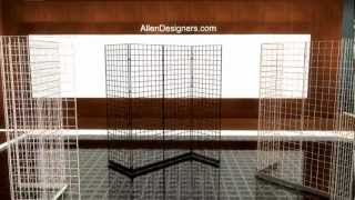 DIY Gridwall Z-Shaped Grid Merchandisers.avi