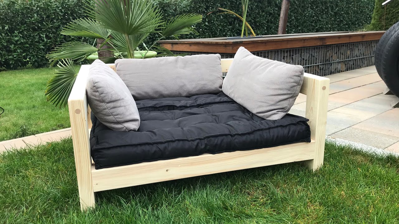 DIY Hundebett / Wood projects / DIY dog bed / Hundecouch / dog couch / Cama  de cachorro