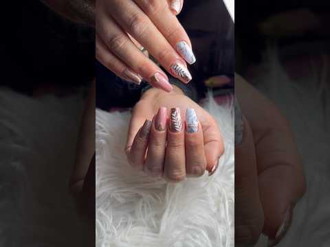 Marble nail art #nails #gelnails #naildesign #unghiegel #passioneunghie @anna266071
