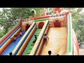 Salsa bermain mainan anak rumah balon raksasa bersama ali | Playground Indoor kids