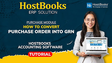HostBooks ERP Solution : ( Purchase  Module ) : How to convert Purchase Order into GRN
