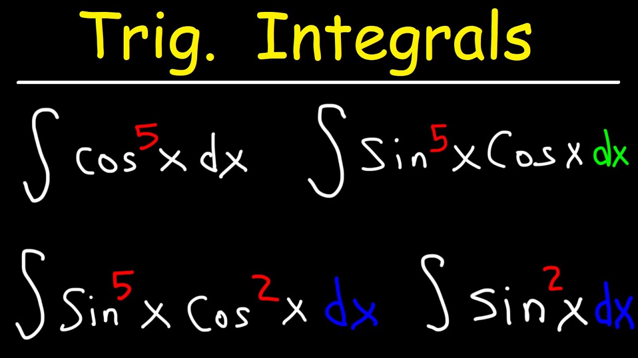 ⁣Trigonometric Integrals
