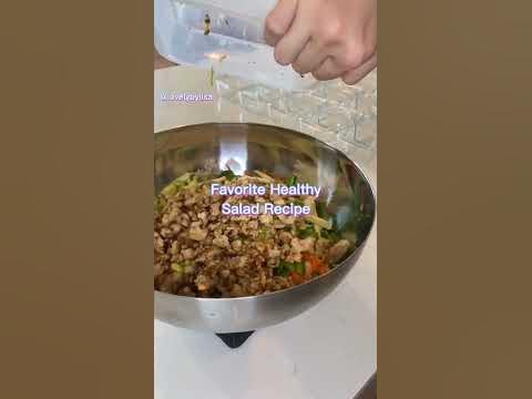 Healthy Salad Idea - Meal Prep for the week #mealprepideas #