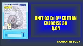 D1 8th Edition | Unit:03 | Ex 3B | Q:04 Topic Decimals. 