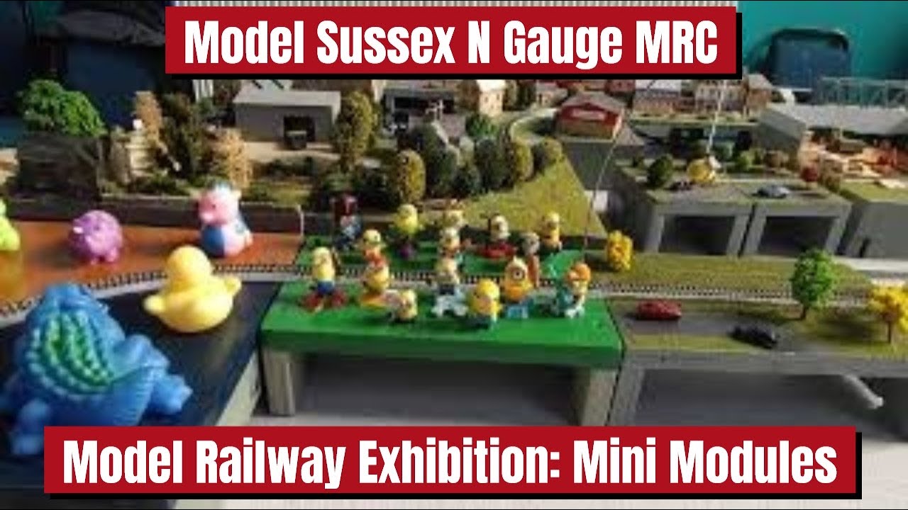WEST SUSSEX MODEL N GAUGE MRC MODEL RAILWAY EXHIBITION 2024 | MINI ...