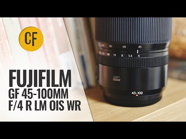 Fujifilm GF 45-100mm f/4 R LM OIS WR lens review - YouTube