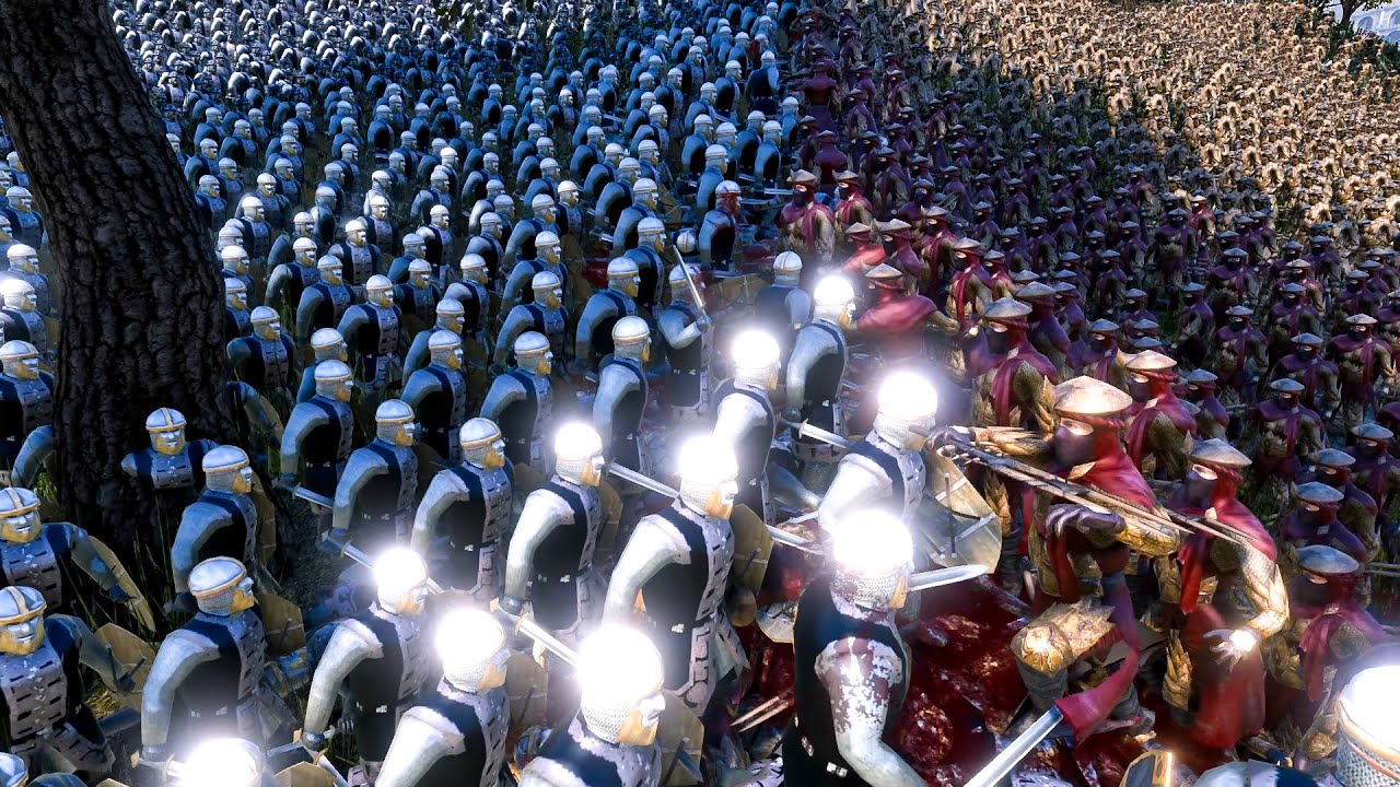 18 000 Easterling Infantrys VS 16 000 Dwarf Swordsmans | Ultimate Battle Simulator 2 | UEBS 2