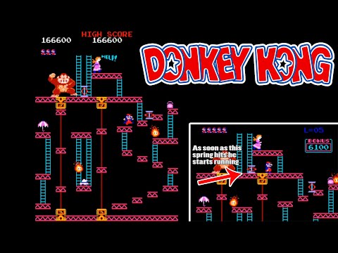 Donkey Kong Arcade ELEVATOR levels - hints and tips & Billy Mitchell Gameplay