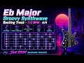 Eb Major Groovy Synthwave Backing Track - 112 BPM - 4/4