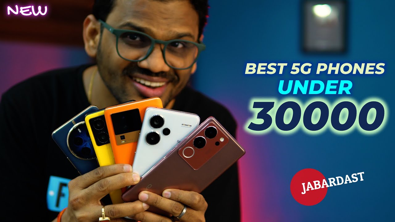 TOP 5 Best 5G Phones Under 30000 in 2024 l Best Mobile Under 30000