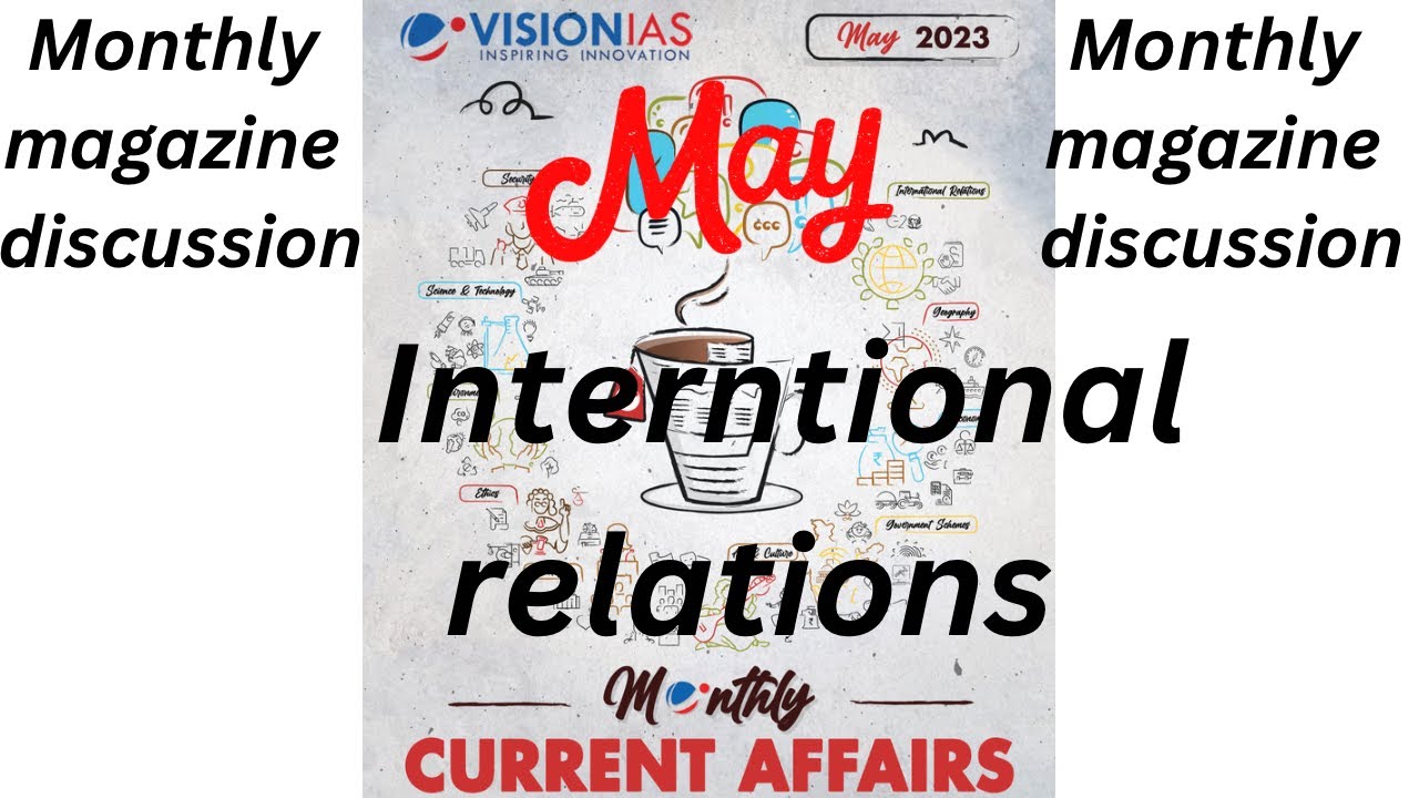 MAY 2023 | VISION IAS monthly current affairs in Hindi (I.R ...