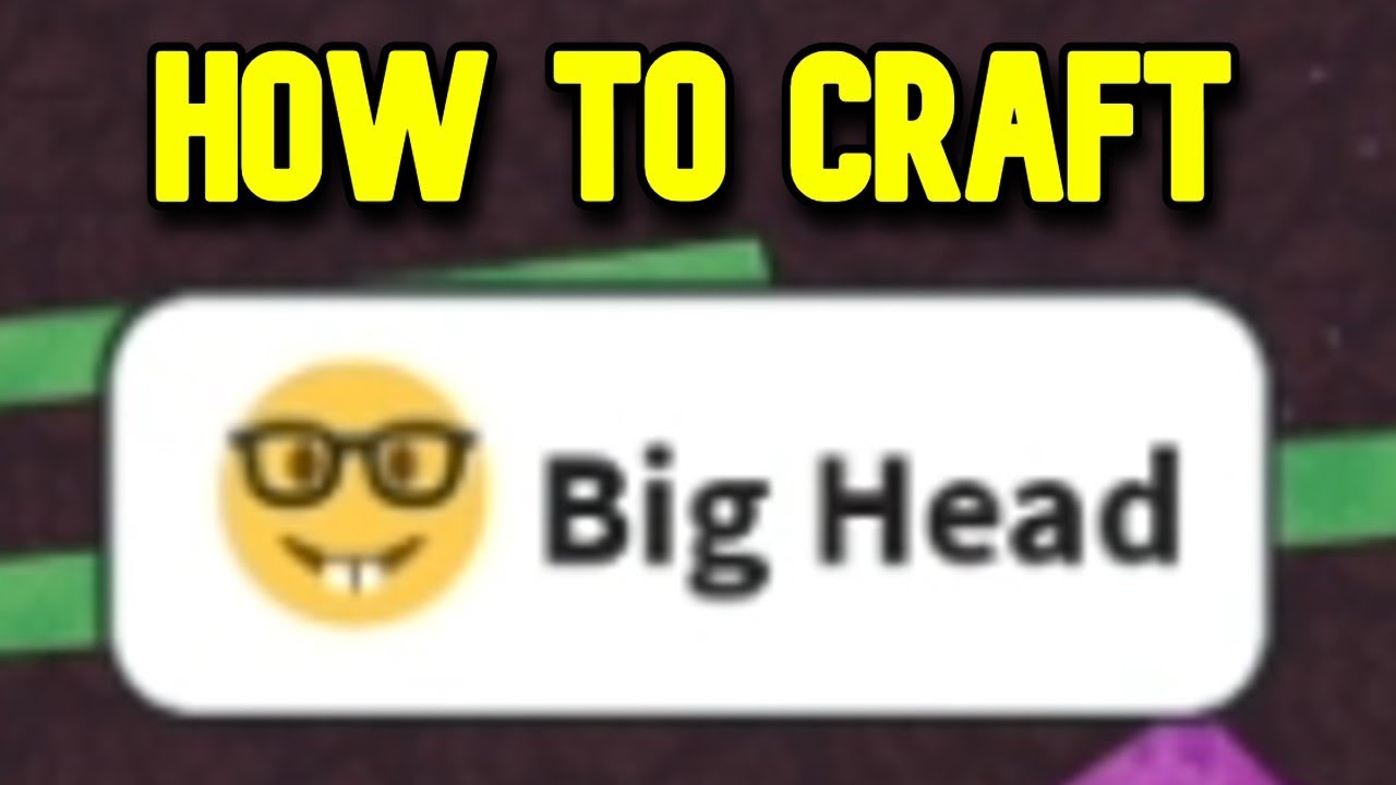 Drag to Combine How to Make a Big Head (Roblox) YouTube