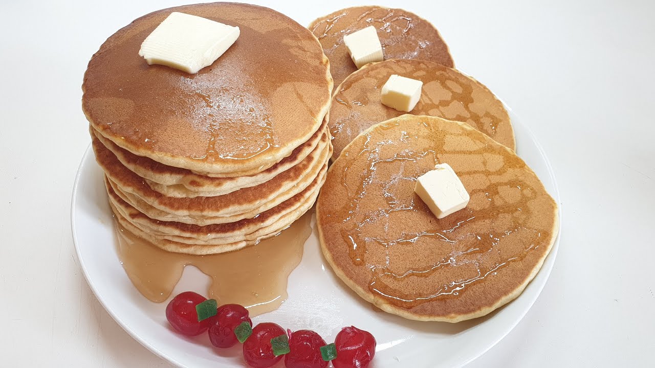 PANCAKE AND HOMEMADE PANCAKE SYRUP 
