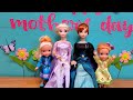 Mother's day 2022 ! Elsa & Anna toddlers - surprise thank you lunch - Barbie