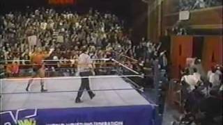 Taz Vs Mikey Whipwreck - ECW Invades WWF Monday Night Raw 02.24.1997