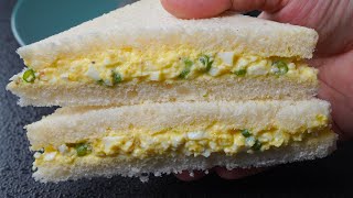 Easy Egg Sandwich Recipe | Boiled Egg Sandwich