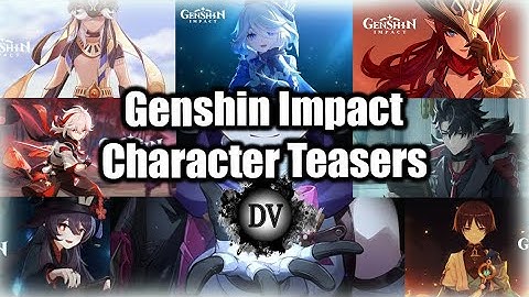 Watching EVERY Single Genshin Impact Character Teaser | I Heard These Got Lore! | DonnyVick Reacts