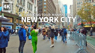 NEW YORK CITY TRAVEL - USA, WALKING TOUR(20), MANHATTAN, 3rd Ave, 34th St, The High Line, Chelsea