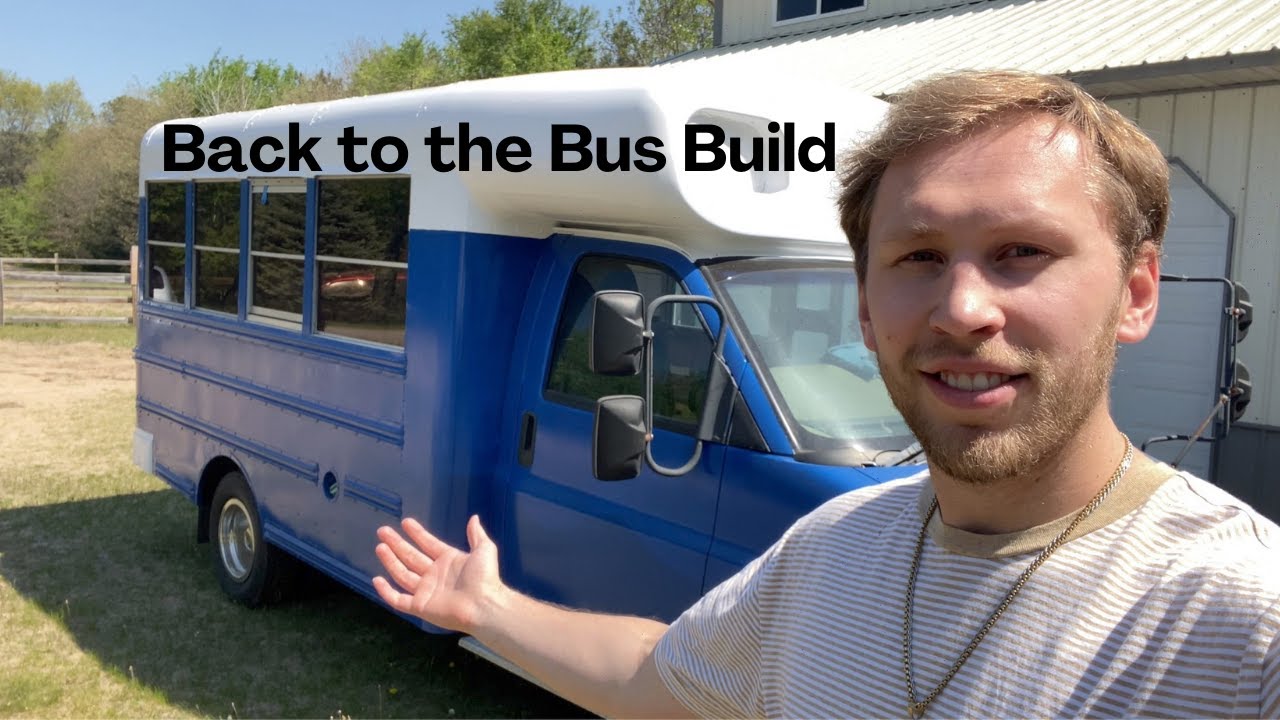 Getting Back to The School Bus Build (Installing the ceiling insulation ...