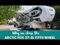 Why We Chose the Arctic Fox 27-5L Fifth Wheel