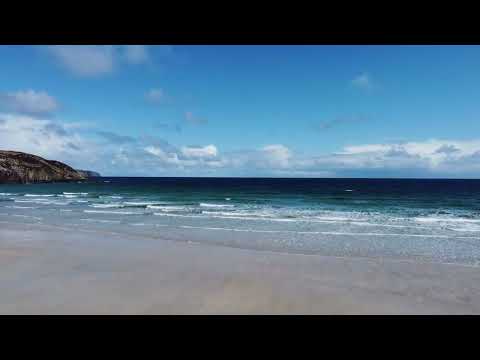 North Tolsta beach drone short video