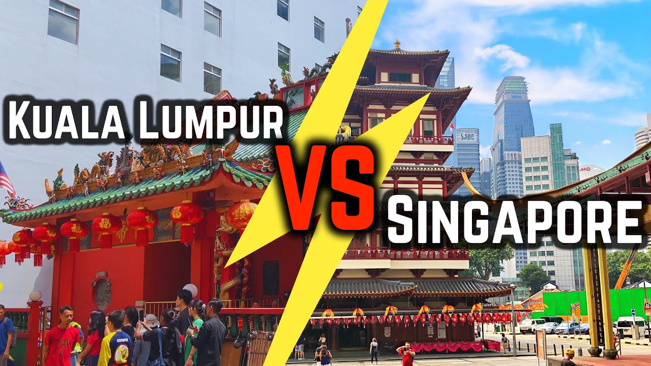 🇲🇾| Chinatown KUALA LUMPUR Versus 🇸🇬| Chinatown SINGAPORE