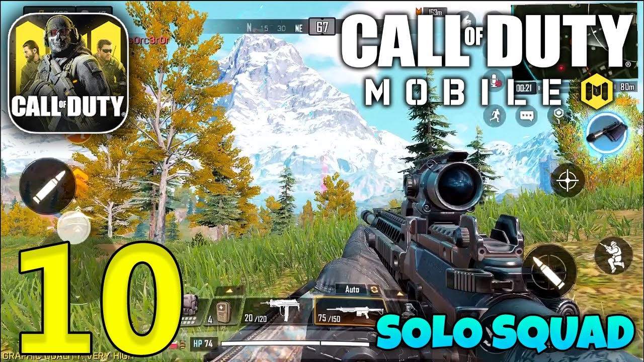 CALL OF DUTY MOBILE BATTLE ROYALE - Solo Squad Gameplay - 10 - 