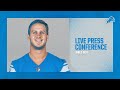 Detroit Lions Media Availability: March 19, 2021 | Jared Goff introductory press conference