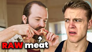 This Man Only Eats RAW Meat??