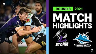 Storm v Sharks Match Highlights | Round 8, 2021 | Telstra Premiership | NRL