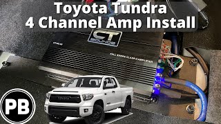 2014  2021 Toyota Tundra 4 Channel Amp Install