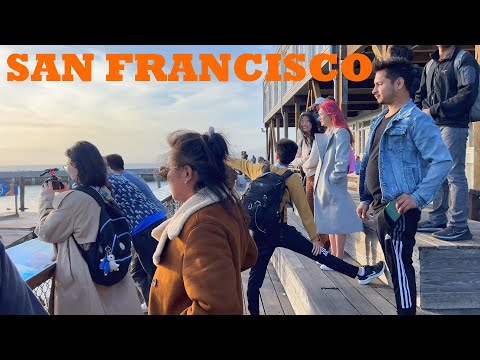 Video: San Francisco Waterfront: Bay Bridge do Pier 39