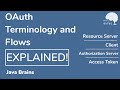 OAuth terminologies and flows explained - OAuth tutorial - Java Brains