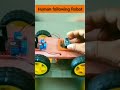 How To Make Arduino Human Following Robot at Home |Diy Arduino projects #shorts #diy #arduino #rc