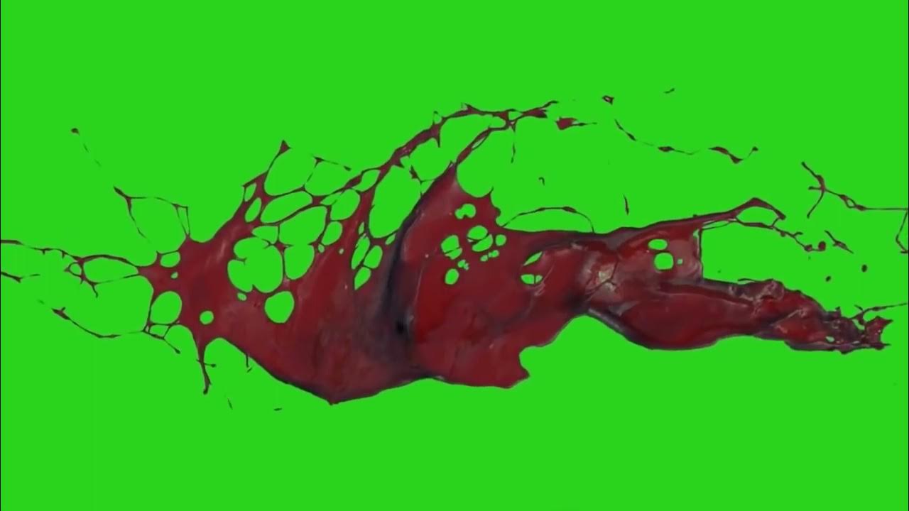 Фото крови на зеленом фоне Футаж кровь на зелёном фоне - хромакей - YouTube