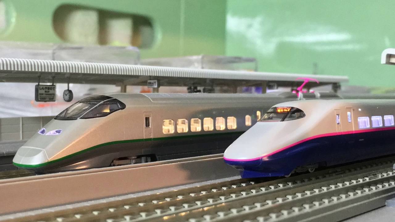 【FHD鉄道模型】Tomix E2-1000やまびこ + E3-2000つばさ高速試運転