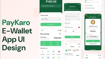 💳 Seamless & Modern Payment App UI Design | Full UI/UX Walkthrough & Prototype 🎨🚀