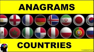 COUNTRIES OF THE WORLD ANAGRAMS - CAN YOU SOLVE THEM ALL? screenshot 4