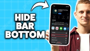 How To Hide White/Black Bar At The Bottom Of iPhone 2025 (Step-By-Step Tutorial)
