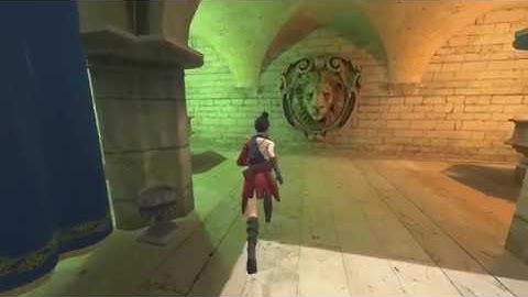 Godot: Mixamo character running in Sponza palace