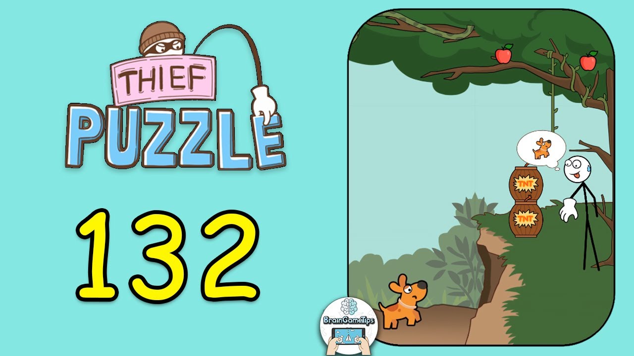 Thief Puzzle: to pass a level - Level 132 Answer