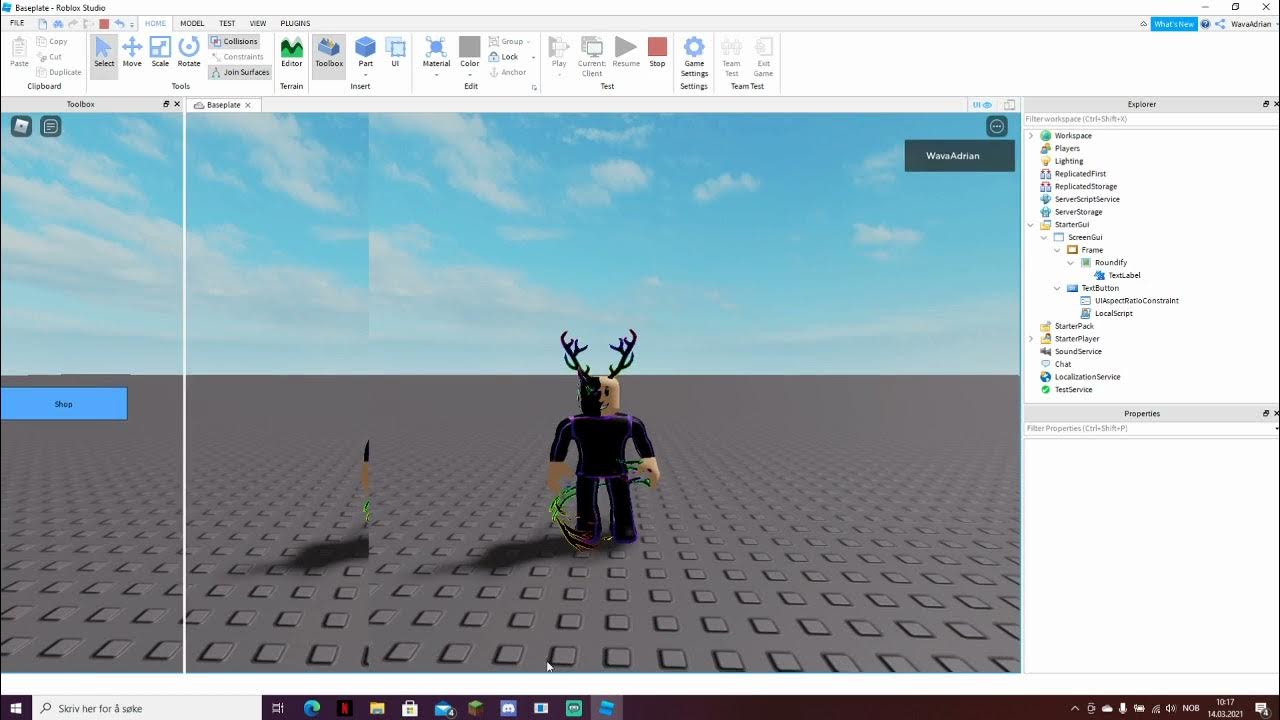 How to make a open/close Button Roblox Studio - YouTube