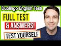 Duolingo English Test - FULL TEST & ANSWERS #1